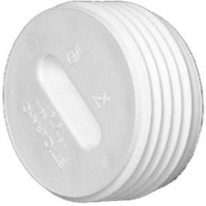Charlotte Pipe Schedule 40 4 in. MPT X 4 in. D Hub PVC 4-1/2 in. Clean-Out Plug