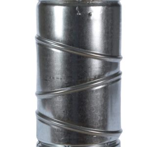 Selkirk 5 in. D X 5 in. D Adjustable 90 deg Aluminum Stove Pipe Elbow