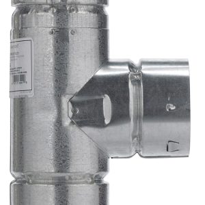 Selkirk 3 in. X 3 in. X 3 in. Aluminum/Galvanized Steel Standard Gas Vent Tee