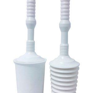 Master Plunger Toilet Plunger with Holder 18-1/2 in. L X 3 in. D