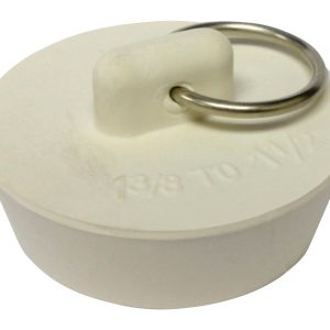 Plumb Pak 1-1/2 in. White Rubber Drain Stopper