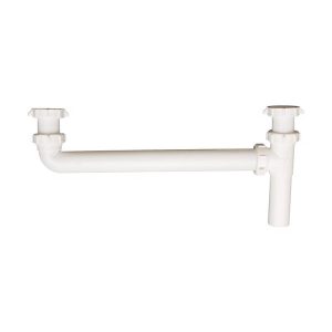 Plumb Pak 1-1/2 in. D X 16 in. L Plastic Continuous Waste End Outlet