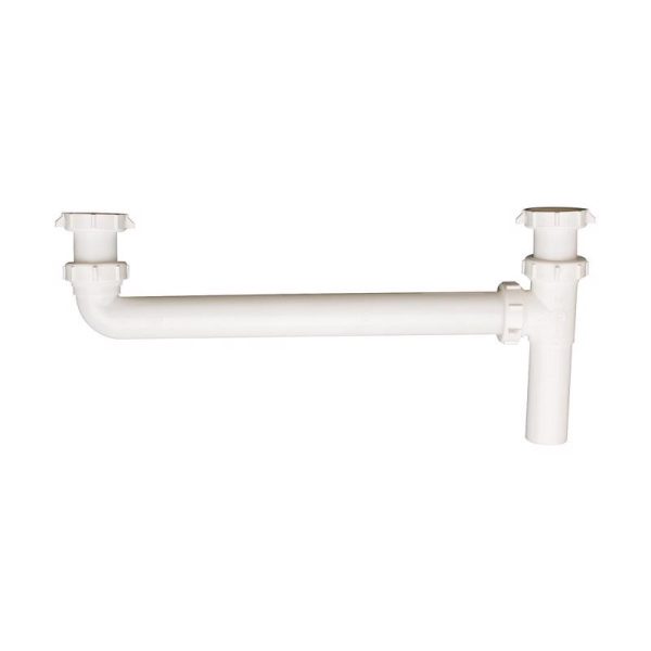 Plumb Pak 1-1/2 in. D X 16 in. L Plastic Continuous Waste End Outlet