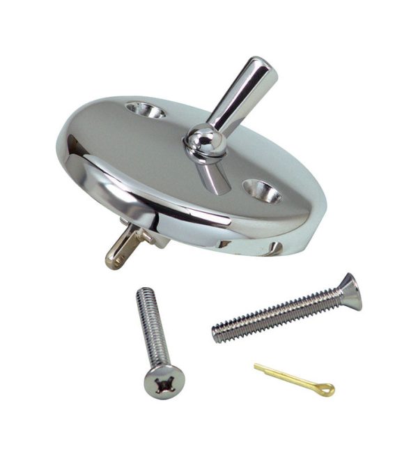Danco 2 in. D X 2 in. L Metal Overflow Faceplate