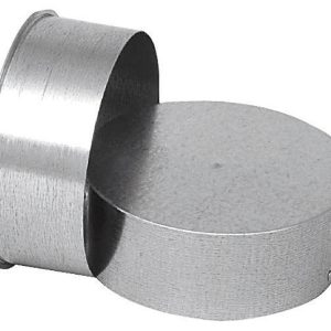 Imperial Manufacturing 8 in. X 8 in. X 8 in. Galvanized Steel Stove Pipe Tee Cap Flow Tee
