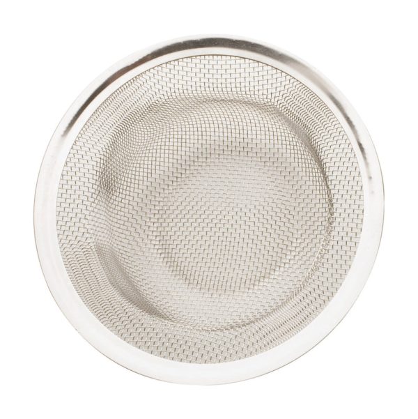 Plumb Pak Keeney 3-1/2 in. D Natural Stainless Steel Mesh Strainer Gray