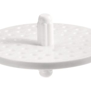 Plumb Pak 3 in. D Plastic Strainer Assembly and Disposal Flange Set White