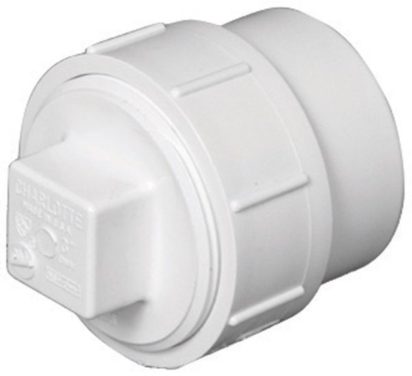 Charlotte Pipe Schedule 40 4 in. Spigot FPT PVC Cleanout Adapter