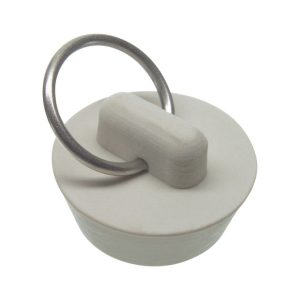 Danco 1 in. White Rubber Sink Stopper
