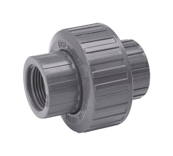 BK Products ProLine Schedule 80 1-1/2 in. FPT each X 1-1/2 in. D Threaded PVC Union