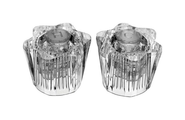 Danco Clear Sink and Tub and Shower Faucet Handles