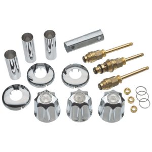 Danco 3-Handle Chrome Tub and Shower Trim Kit
