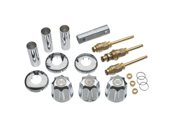 Danco 3-Handle Chrome Tub and Shower Trim Kit