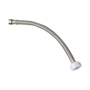 Plumb Pak EZ 3/8 in. Compression in. X 7/8 in. D Ballcock 9 in. Stainless Steel Toilet Supply Line