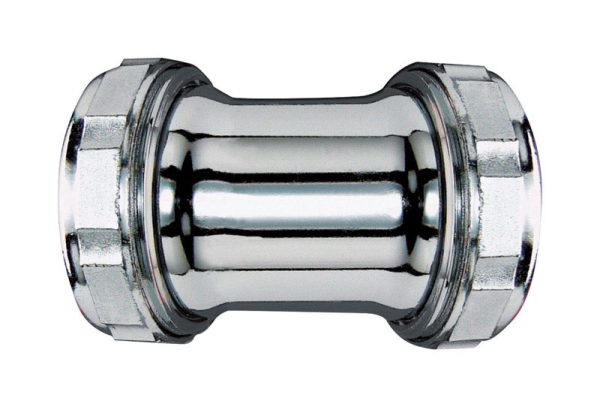 Plumb Pak 1-1/2 in. D Brass Straight Extension Coupling