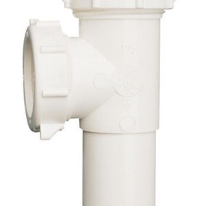 Plumb Pak 1-1/2 in. D Plastic End Outlet Tee