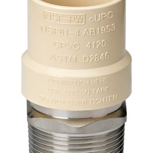 Homewerks Schedule 40 3/4 in. Slip X 3/4 in. D MPT CPVC Transition Adapter