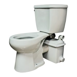 Star Water Systems Powerflush Optima ADA Compliant 1.28 gal White Round Complete Toilet