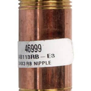 JMF Company 3/4 in. MPT X 3/4 in. D MPT Red Brass Nipple 3 in. L