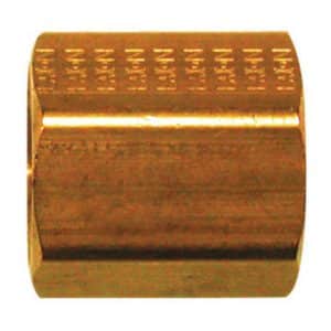 JMF Company 1/4 in. Flare X 1/4 in. D Flare Yellow Brass Inverted Union