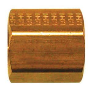 JMF Company 5/16 in. Flare X 5/16 in. D Flare Yellow Brass Inverted Union