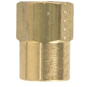 JMF Company 3/16 in. Flare X 1/8 in. D Female Brass Inverted Flare Adapter