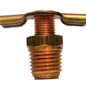 JMF Company 1/8 in. Brass Needle Drain Valve