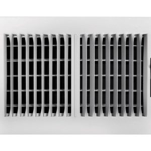 Tru Aire 4 in. H X 10 in. W 2-Way Powder Coat White Steel Wall/Ceiling Register