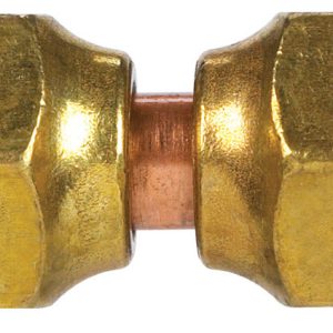JMF Company 3/8 in. Flare X 3/8 in. D Brass Swivel Flare Connector