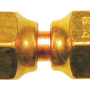 JMF Company 5/8 in. Flare X 1/2 in. D Brass Swivel Flare Connector