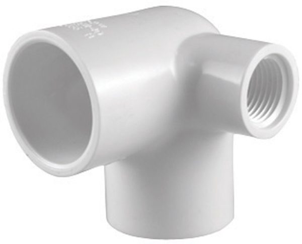 Charlotte Pipe Schedule 40 3/4 in. Slip X 3/4 in. D Slip PVC Side Outlet Elbow
