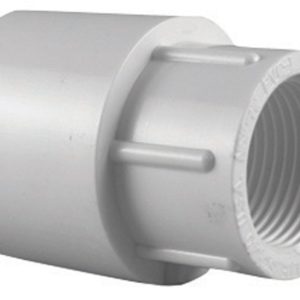 Charlotte Pipe Schedule 40 1 in. Slip X 3/4 in. D FPT PVC Pipe Adapter