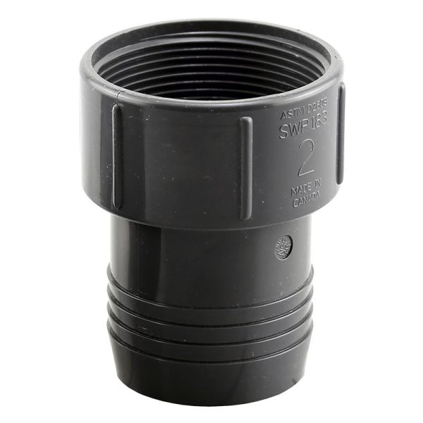 Boshart Industries 2 in. Insert in. X 2 in. D FPT Polypropylene Female Adapter