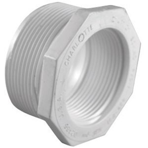 Charlotte Pipe Schedule 40 1-1/4 in. MPT X 3/4 in. D FPT PVC Reducing Bushing