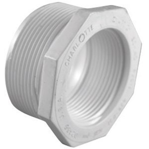 Charlotte Pipe Schedule 40 1-1/4 in. MPT X 1 in. D FPT PVC Reducing Bushing