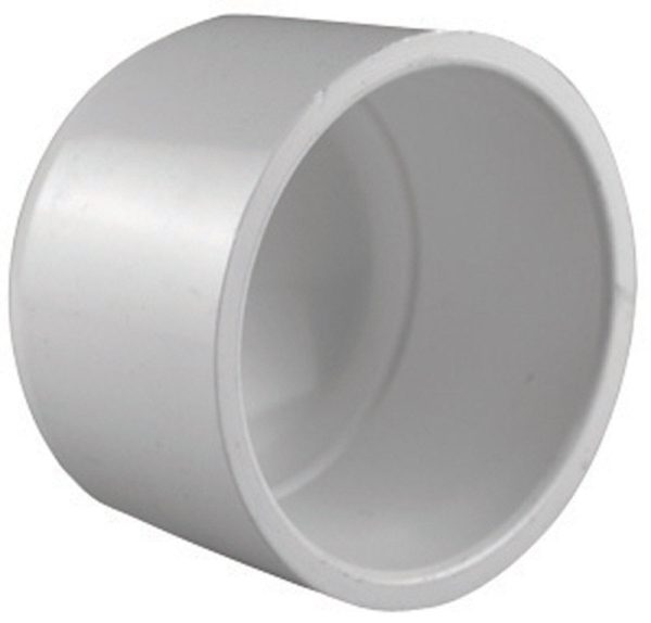 Charlotte Pipe Schedule 40 3 in. Slip X 3 in. D Slip PVC Cap