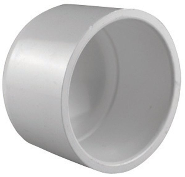 Charlotte Pipe Schedule 40 4 in. Slip X 4 in. D Slip PVC Cap