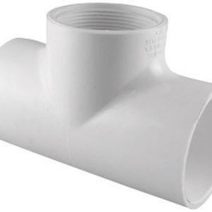 Charlotte Pipe Schedule 40 1 in. Slip X 1 in. D Slip PVC Tee