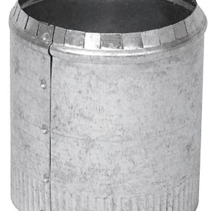 Imperial 4 in. D 30 Ga. Galvanized Steel Round Starting Collar