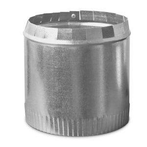 Imperial 6 in. D 30 Ga. Galvanized Steel Round Starting Collar