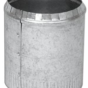 Imperial 8 in. D 28 Ga. Galvanized Steel Round Starting Collar