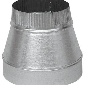 Imperial 4 in. D X 3 in. D Galvanized Steel Furnace Pipe Reducer