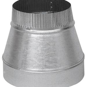 Imperial 5 in. D X 4 in. D Galvanized Steel Furnace Pipe Reducer