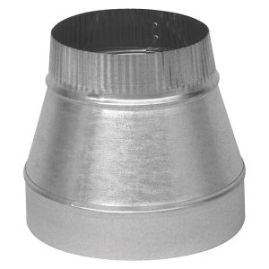 Imperial 6 in. D X 5 in. D Galvanized Steel Furnace Pipe Reducer