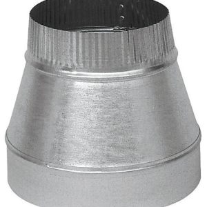 Imperial 8 in. D X 6 in. D Galvanized Steel Furnace Pipe Reducer