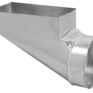Imperial 12 in. H X 6 in. W Silver Galvanized Steel Register Boot