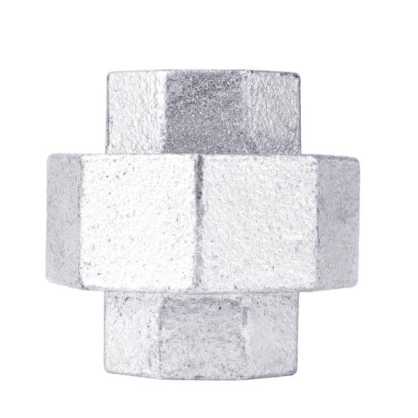 STZ Industries 3/4 in. FIP each X 3/4 in. D FIP Galvanized Malleable Iron Union