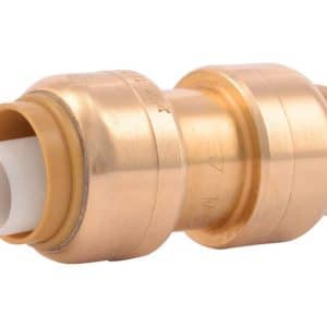SharkBite Push to Connect 1/2 in. Push X 1/2 in. D Push Brass Coupling