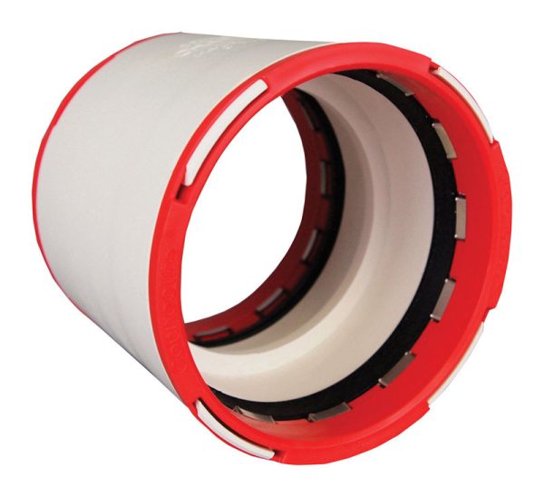 Charlotte Pipe ConnecTite Schedule 40 1-1/2 in. Hub X 1-1/2 in. D Hub PVC Coupling