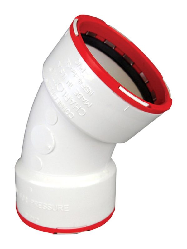 Charlotte Pipe ConnecTite Schedule 40 2 in. Hub X 2 in. D Hub PVC Bend Elbow